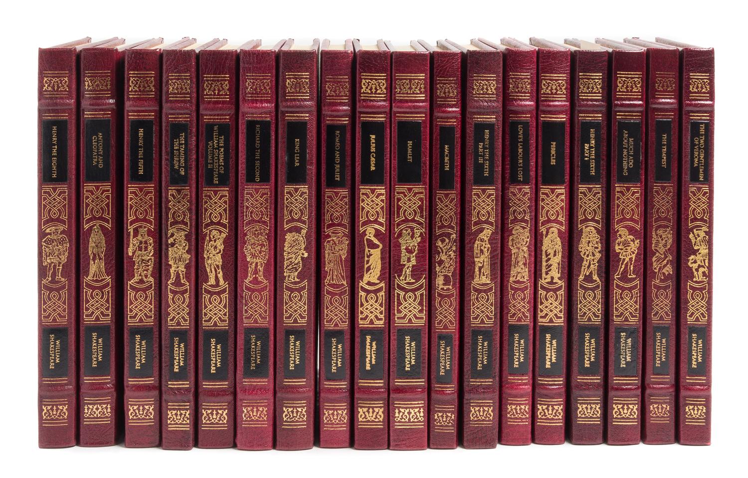 (EASTON PRESS) SHAKESPEARE, WILLIAM. [The Complete Works.] Norwalk, CT, 1992-1993