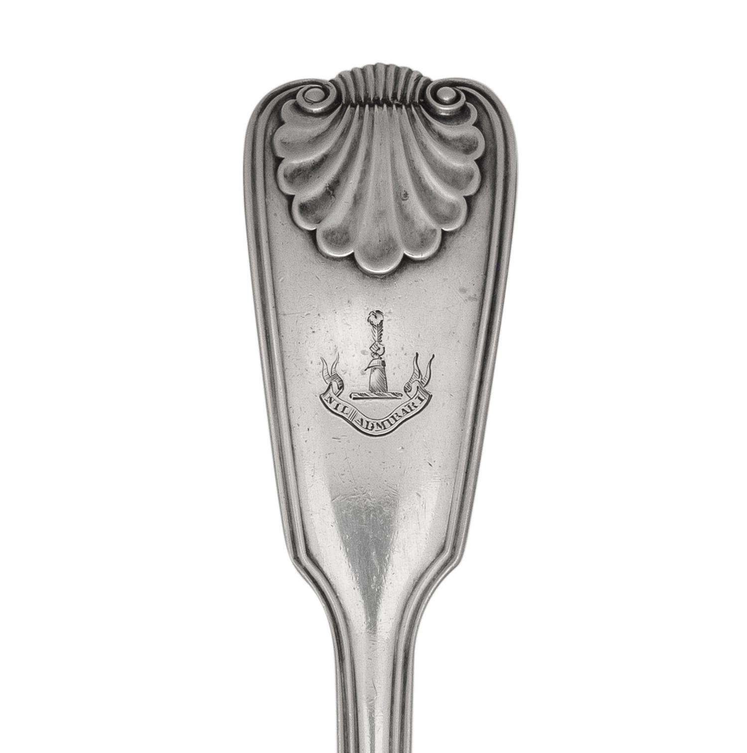 A Victorian Silver Flatware Service
