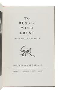 [FROST, Robert (1874-1963)]. A group of 7 works by or about Frost, comprising: