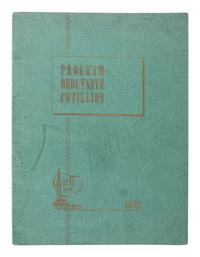 [AFRICAN AMERICANA]. A group of 2 African American debutante cotillion programs for events in Washington, DC, and Cleveland, OH. Ca 1950s-1960s.