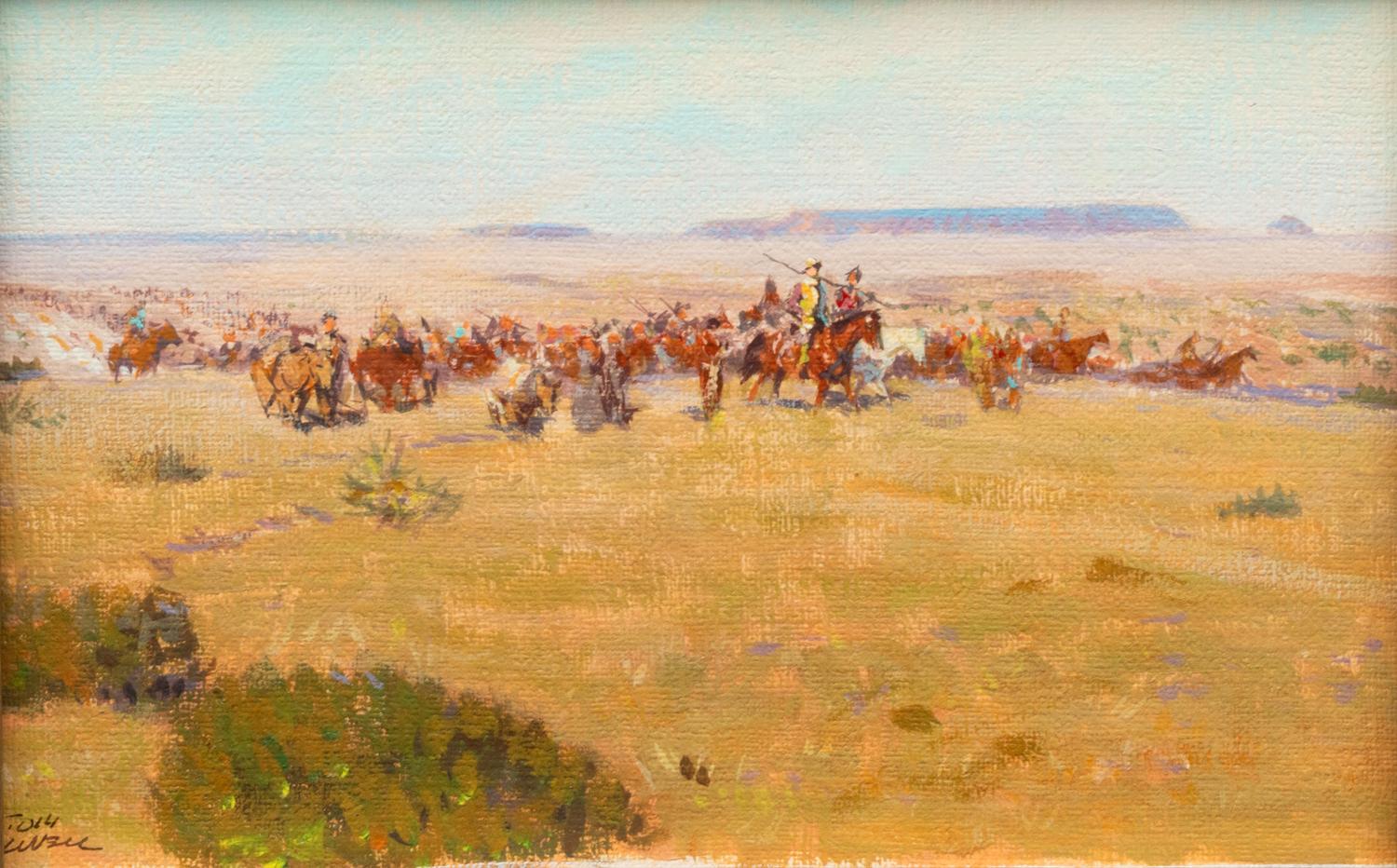 Color Study for Coronado's Expedition