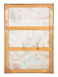 An Indian Mughal Painting on Linen