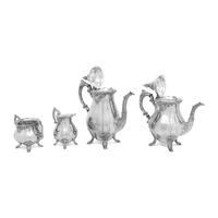 An American Silver Plate Four-Piece Tea and Coffee Service