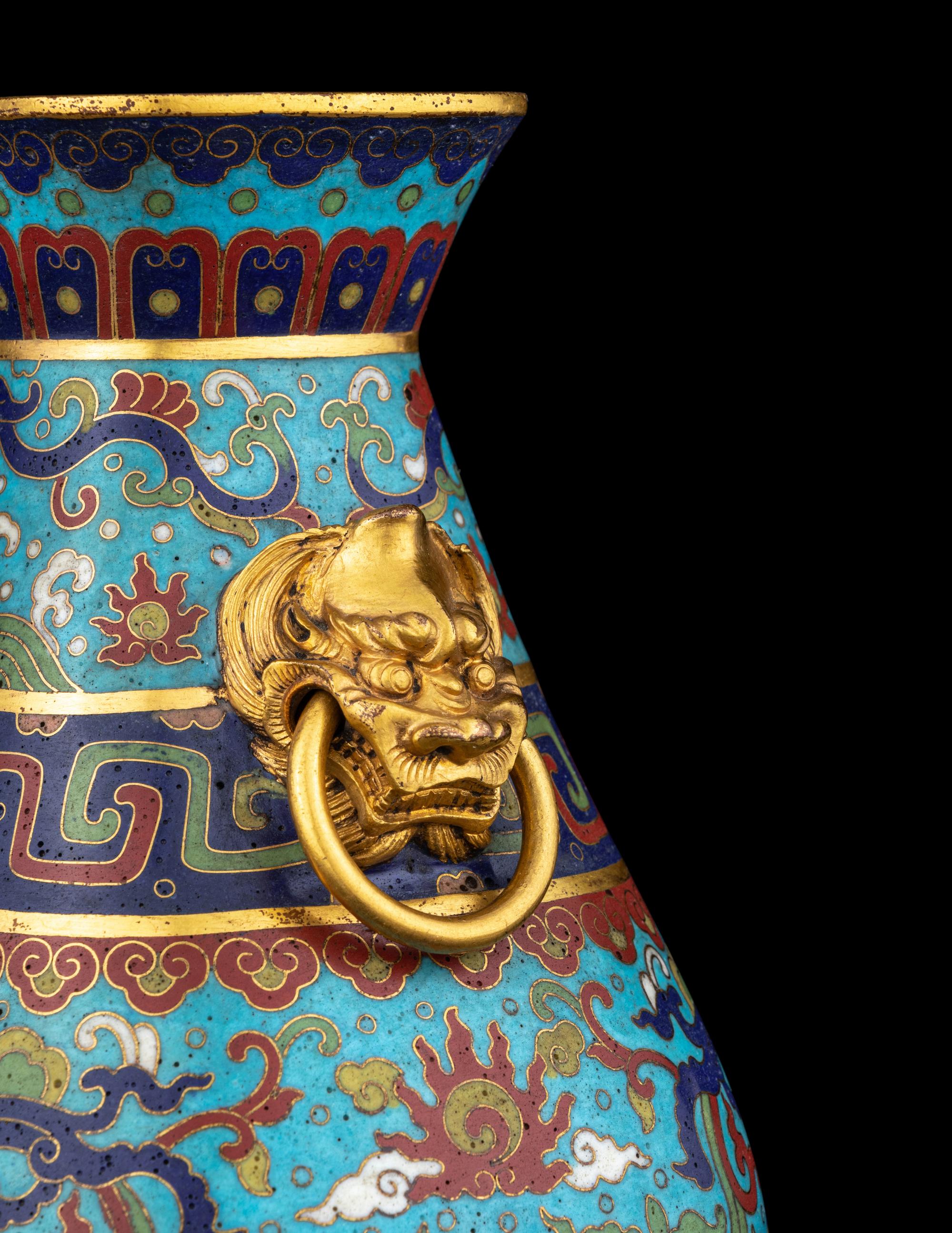 A Cloisonné Enamel Vase