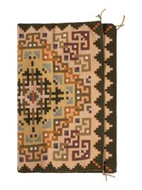 Navajo Two Grey Hills Pattern Weaving / Rug
