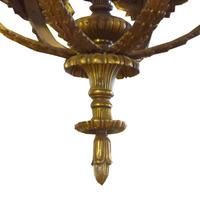 A Bronze Light Fixture from a Theater 19" W x 19" D x 32" H — United States, Circa 1920