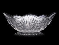 A Collection of American Brilliant Cut Glass Articles
