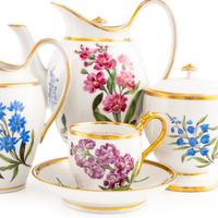 A Continental Porcelain Coffee Service