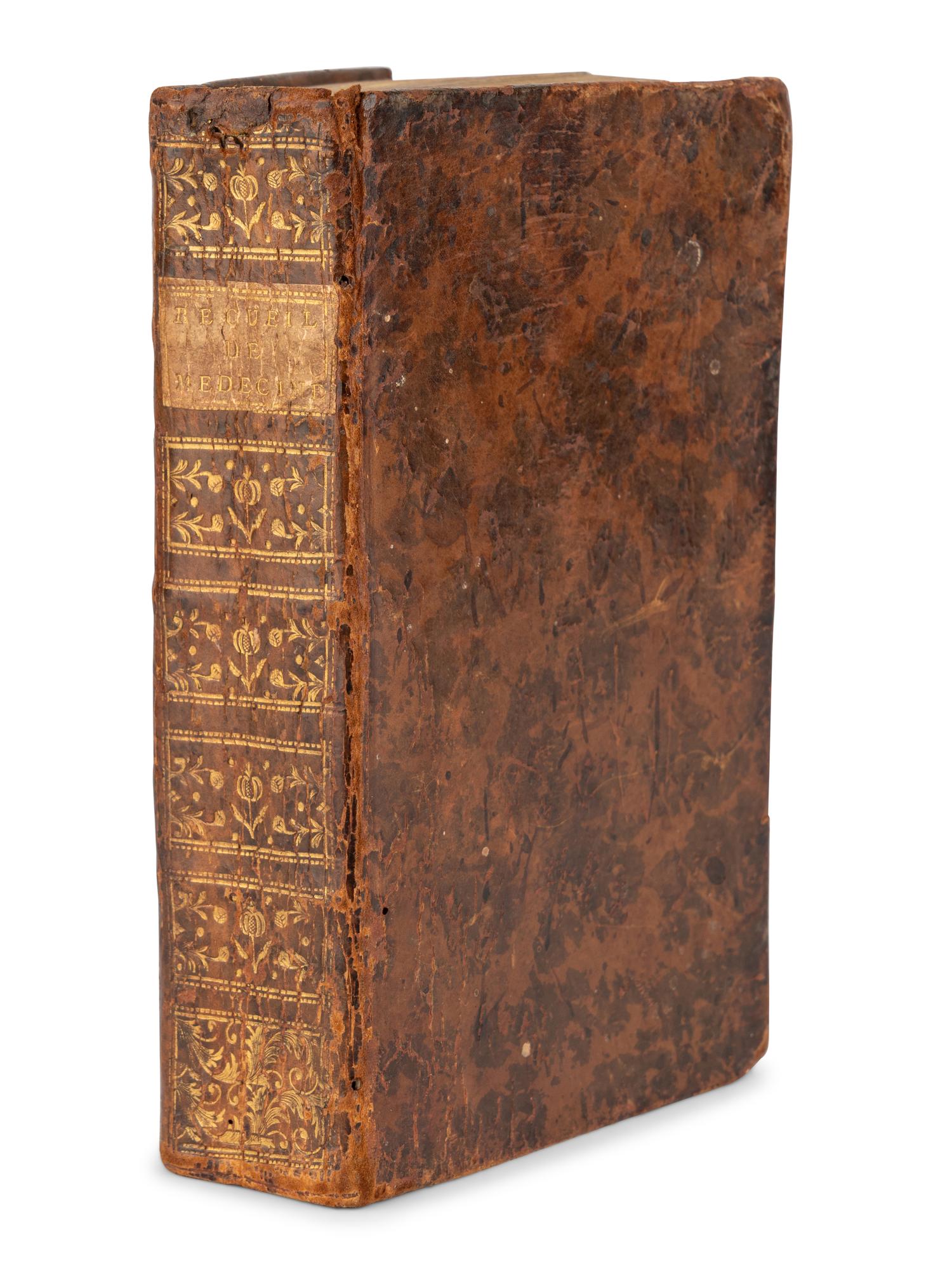 [MANUSCRIPT—MEDICINE]. [GANNERON]. “Manuel pratique de medecine pratique… Compose par les soins, et a l'usage du sieur Ganneron ancien chirurgien-major d'infanterie m[ai]tre en l'art de chirurgie aggrege a Dijon en 1760 consultant en l'une et l'autre partie de la medecine-pratique.” [France, Dijon?], 1760.