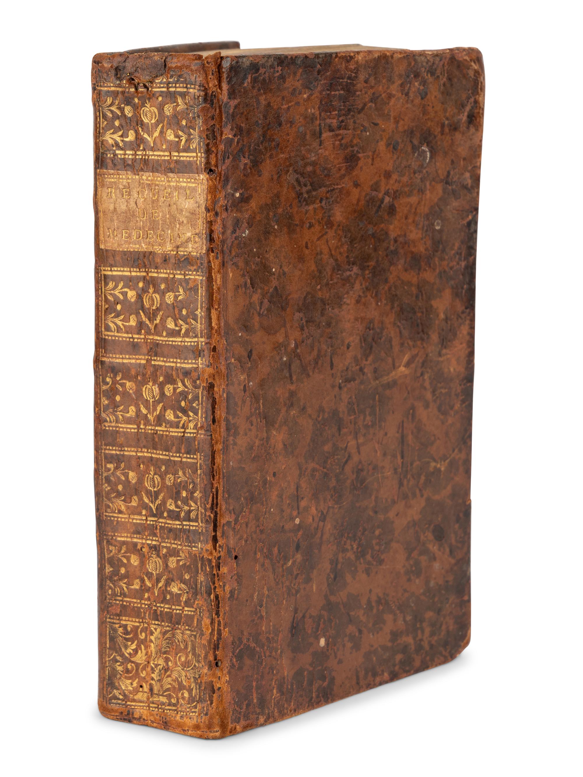 [MANUSCRIPT—MEDICINE]. [GANNERON]. “Manuel pratique de medecine pratique… Compose par les soins, et a l'usage du sieur Ganneron ancien chirurgien-major d'infanterie m[ai]tre en l'art de chirurgie aggrege a Dijon en 1760 consultant en l'une et l'autre partie de la medecine-pratique.” [France, Dijon?], 1760.