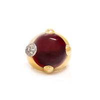 POMELLATO, GARNET AND DIAMOND RING