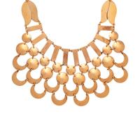 ROSE GOLD BIB NECKLACE