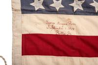 [FLAGS]. A group of 2 American flags, incl. 45-star and 48-star examples. Late 19th-early 20th century.