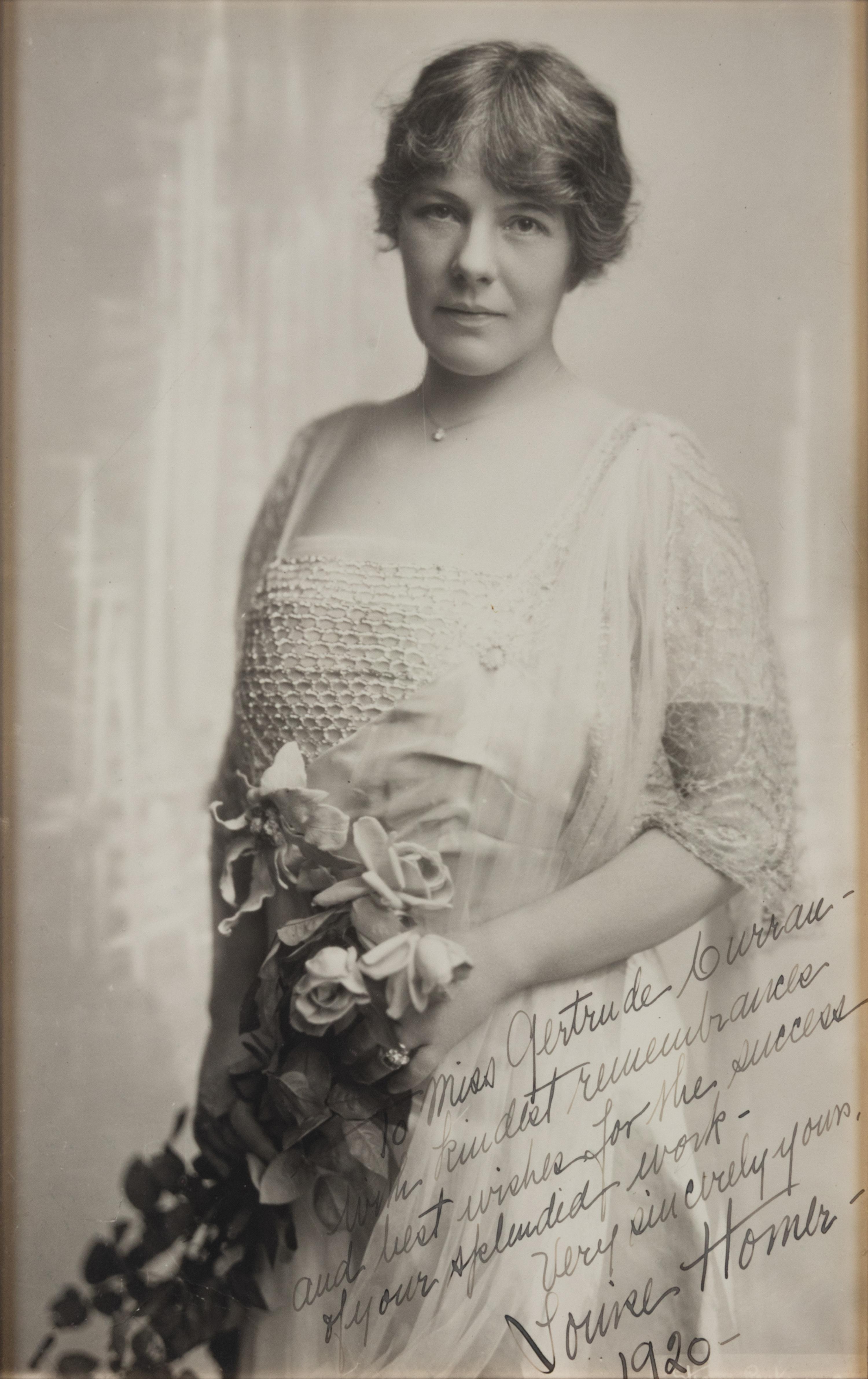 [20TH-CENTURY OPERA SINGERS]. A group of 7 photographs or photographic postcards of opera singers from the 1920s, most signed and inscribed, comprising images of: