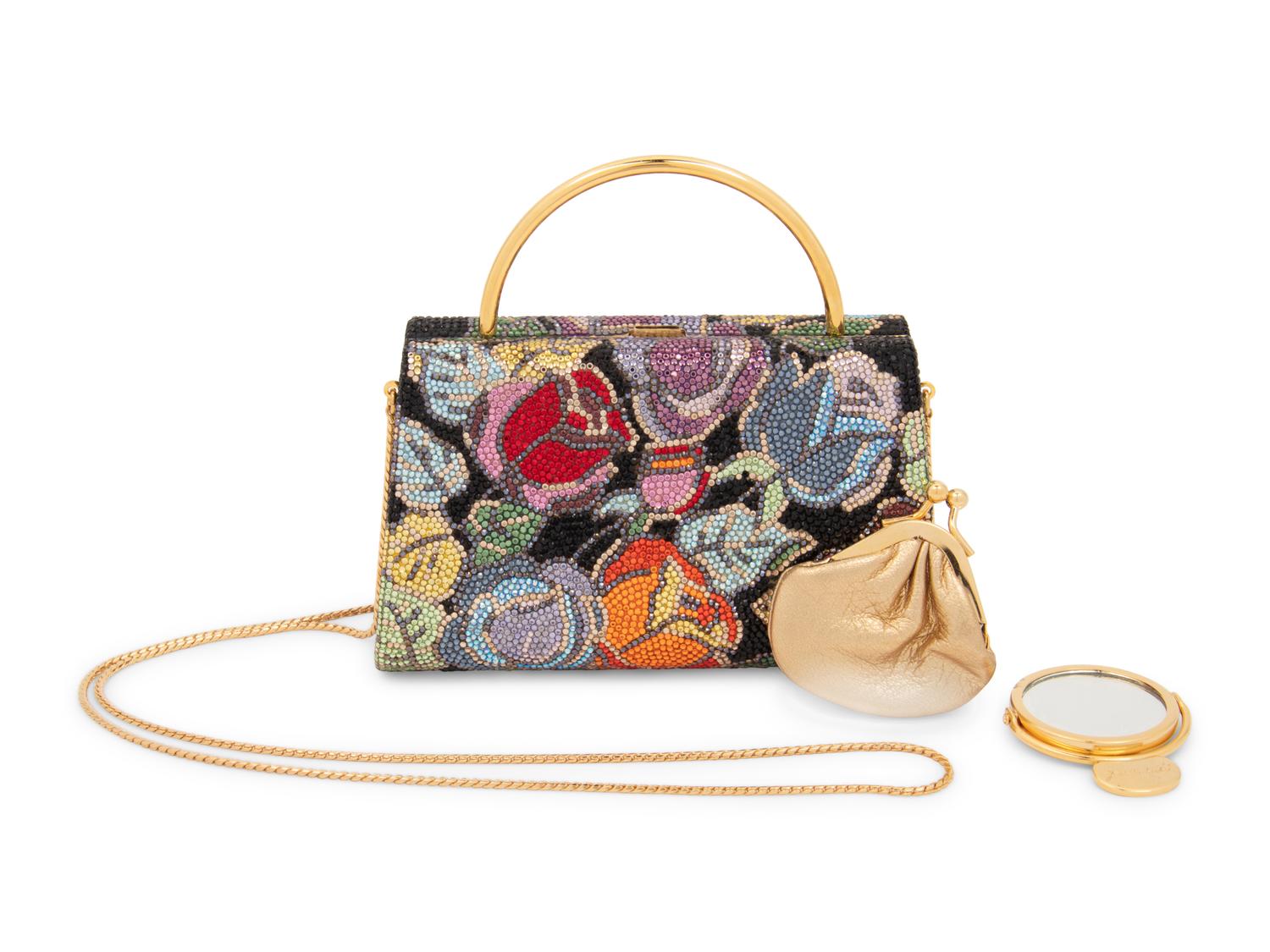 Judith Leiber Floral Minaudière
