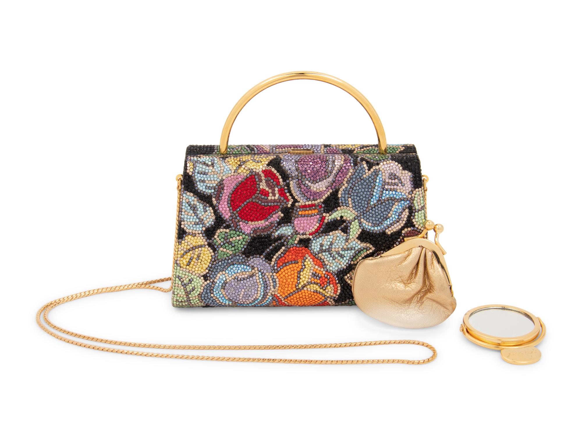Judith Leiber Floral Minaudière