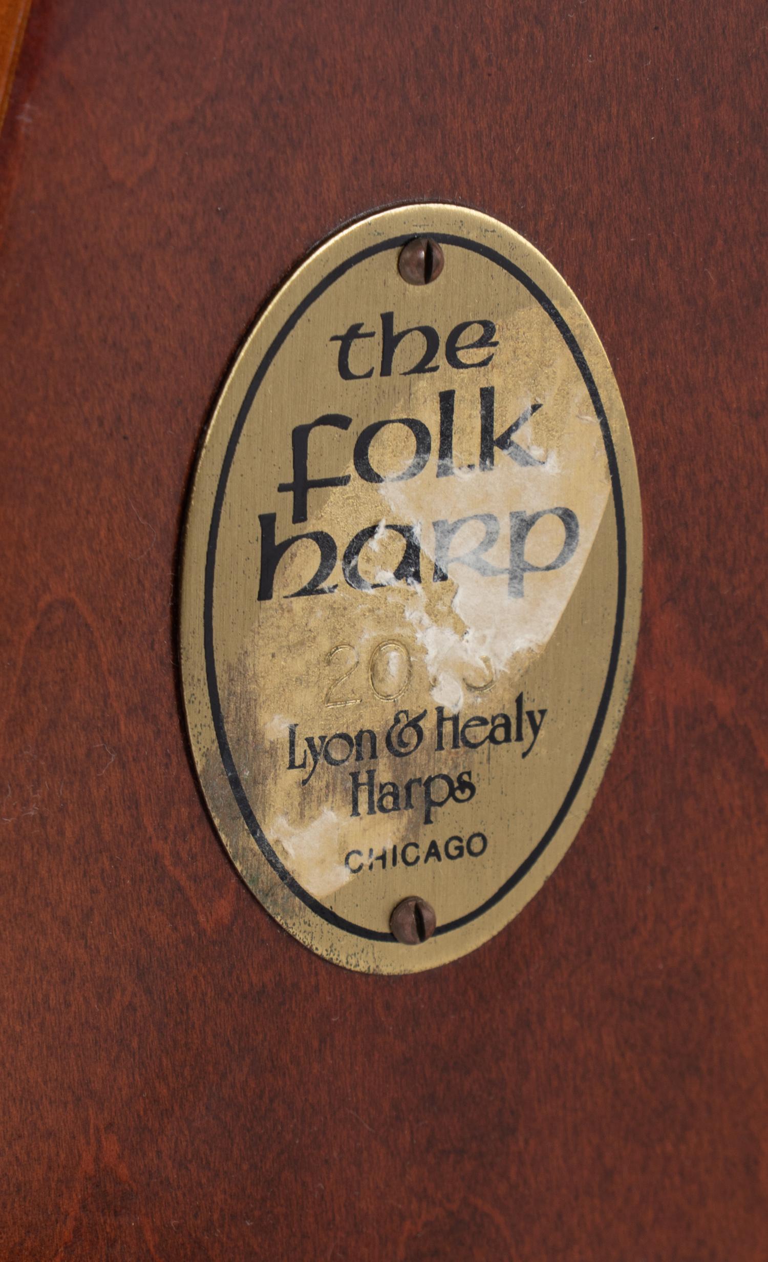 A Lyon and Healy Folk Harp
