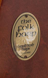 A Lyon and Healy Folk Harp