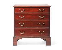 A George III mahogany bachelor's chest of drawers, circa 1760