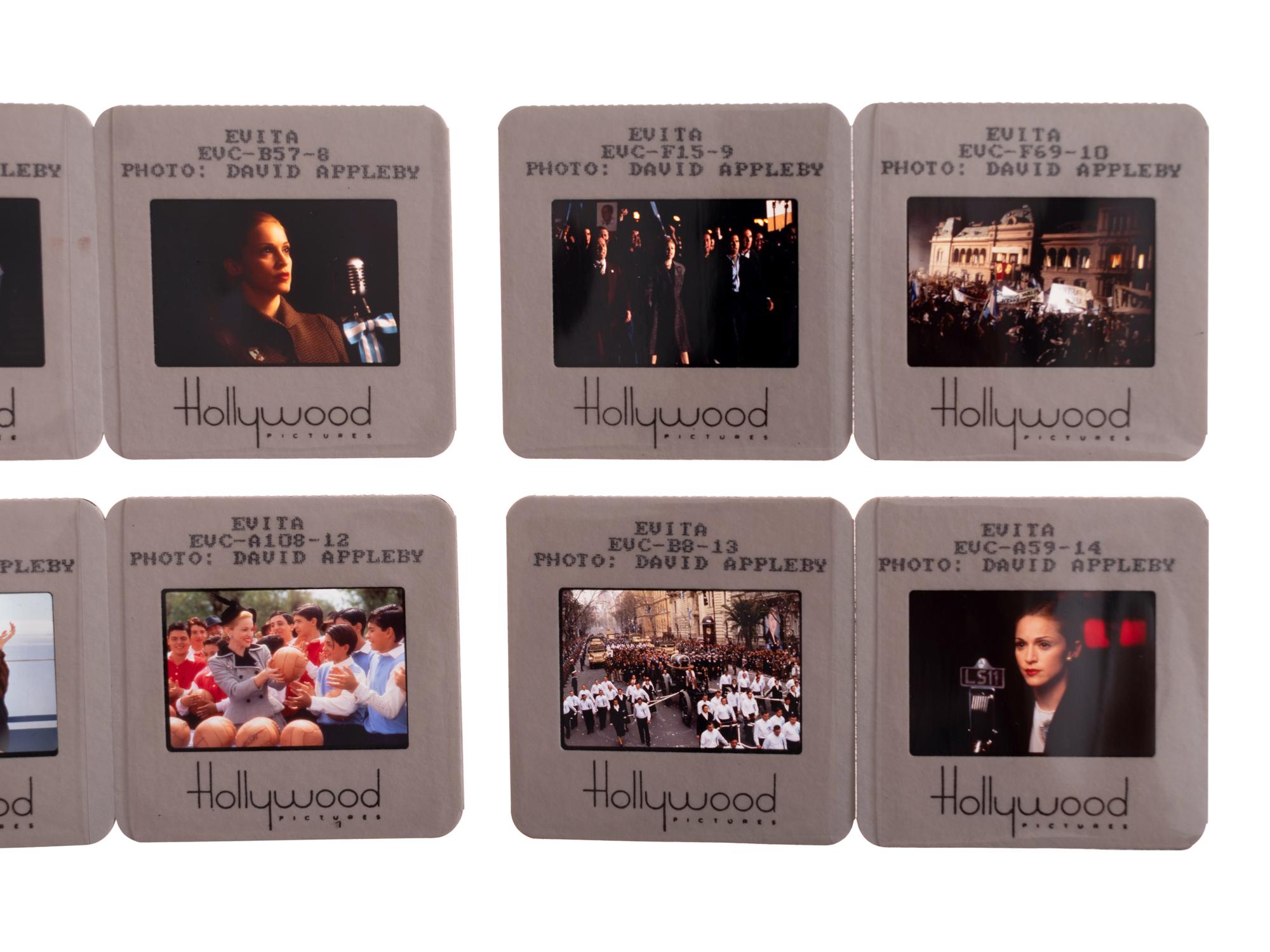 (Film Memorabilia) A group of 4 items from Evita . Hollywood Pictures, 1996; comprising: