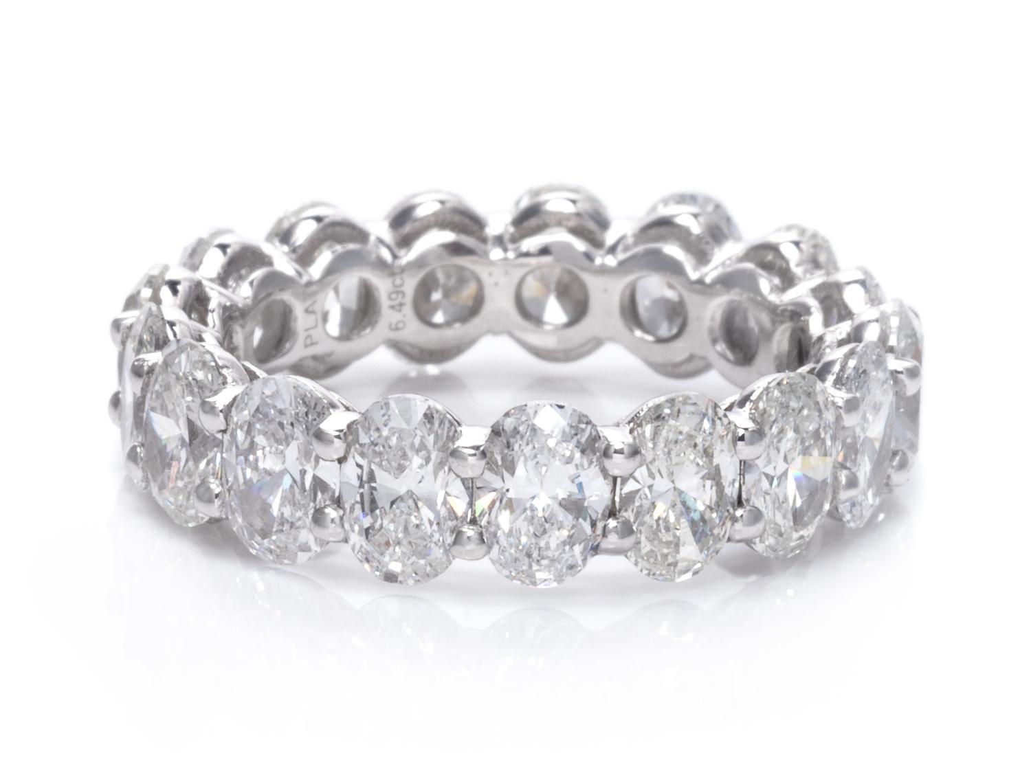 A Platinum and Diamond Eternity Band,