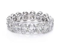 A Platinum and Diamond Eternity Band,
