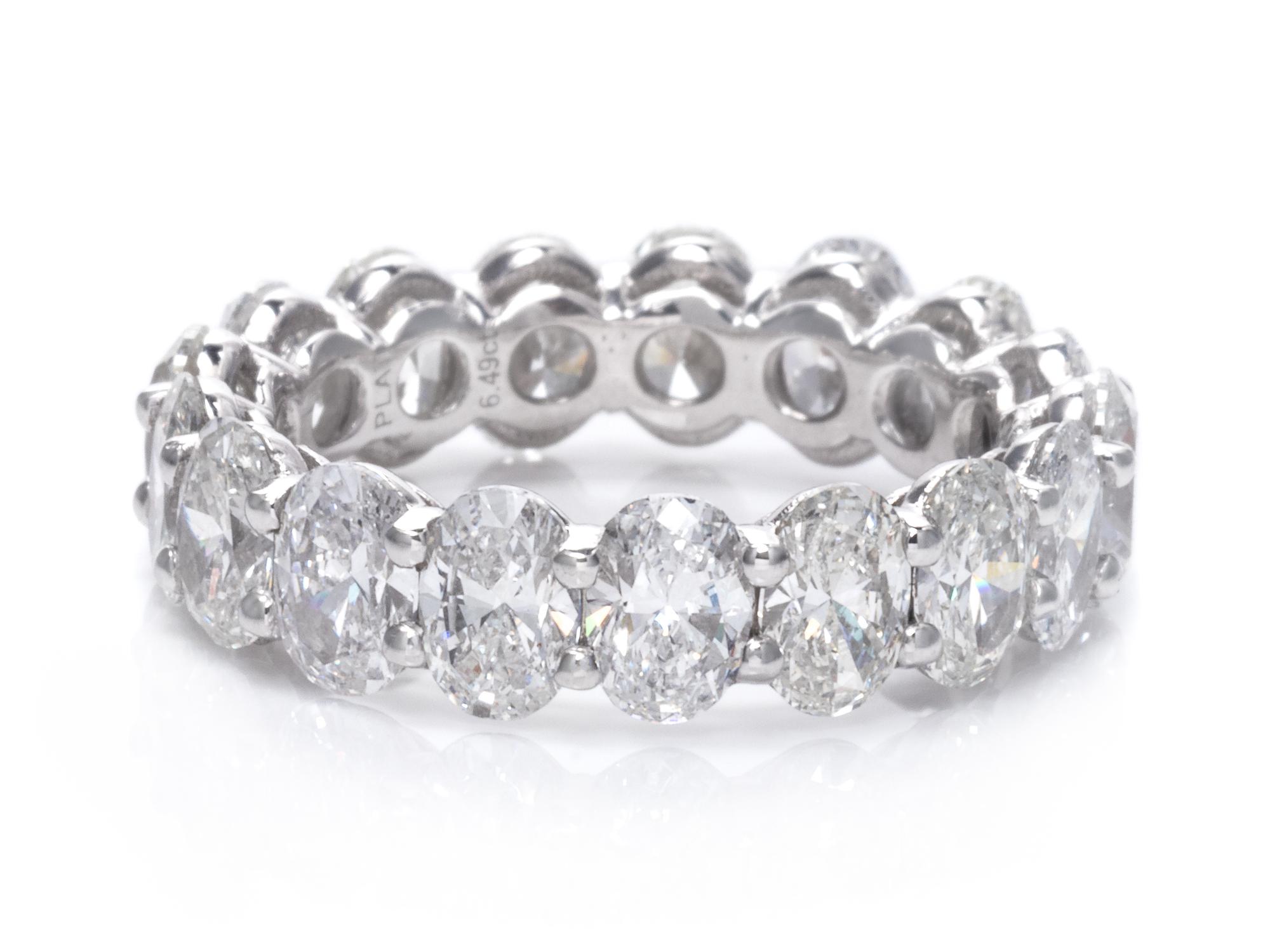 A Platinum and Diamond Eternity Band,