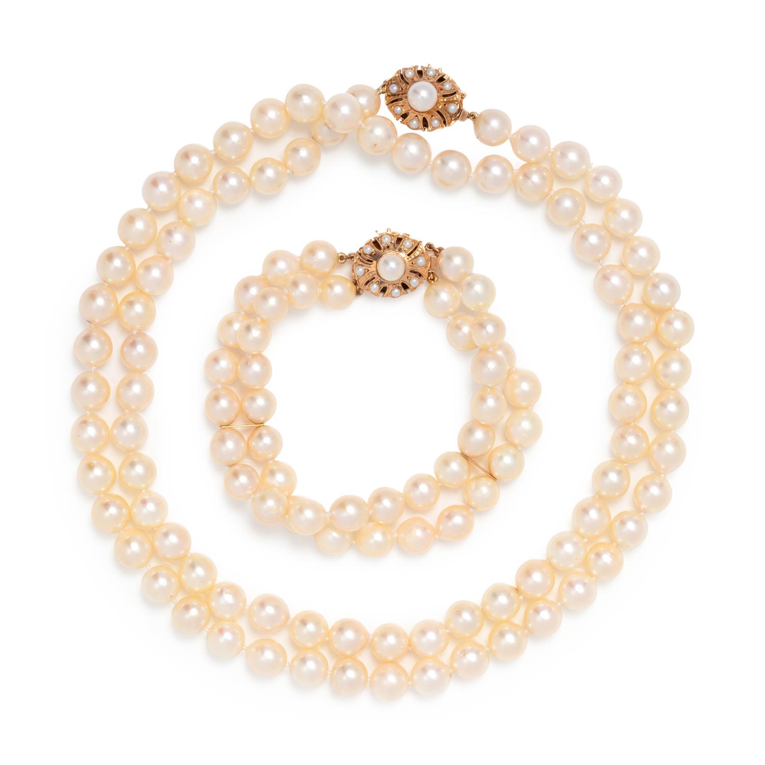 CULTURED PEARL SET