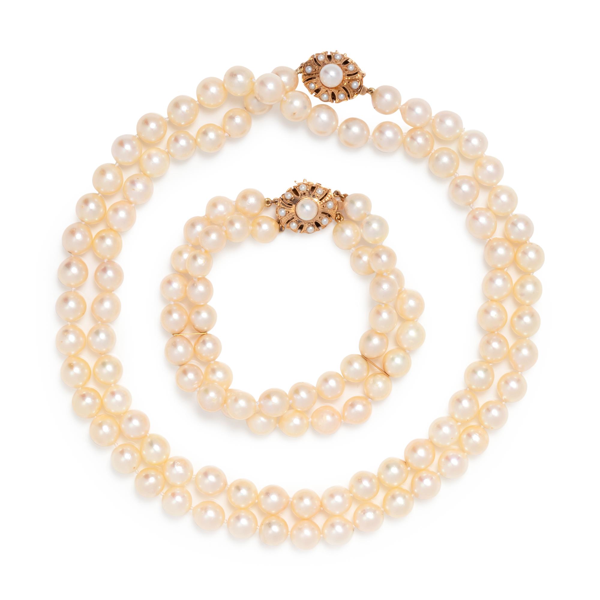 CULTURED PEARL SET