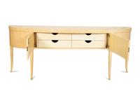 A Sally Sirkin Lewis for J. Robert Scott Bow Front Sideboard