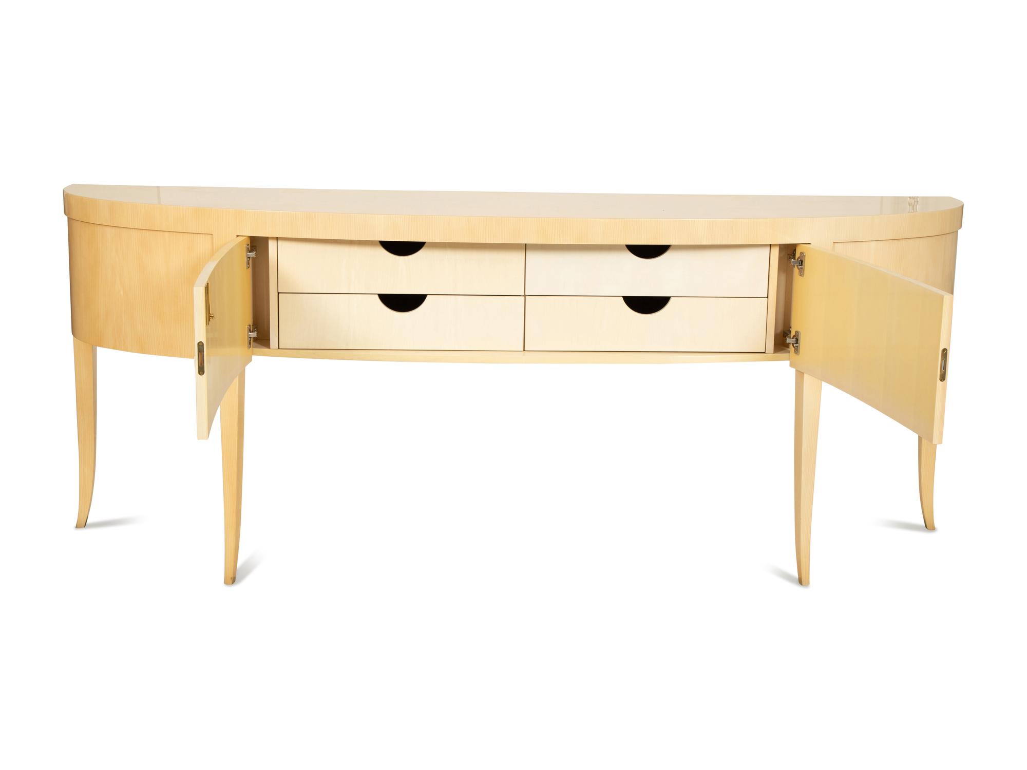 A Sally Sirkin Lewis for J. Robert Scott Bow Front Sideboard