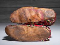 Sioux Quilled Hide Moccasins