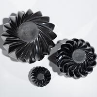 Carved Blackware Jars