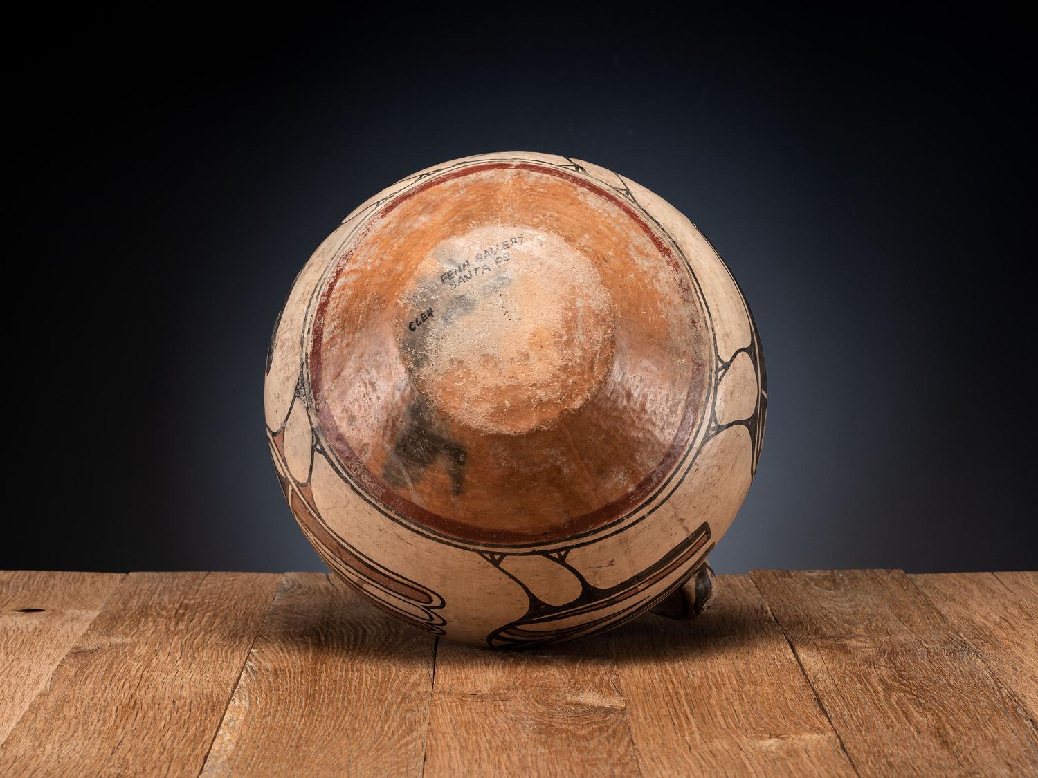 San Ildefonso Polychrome Pottery Jar
