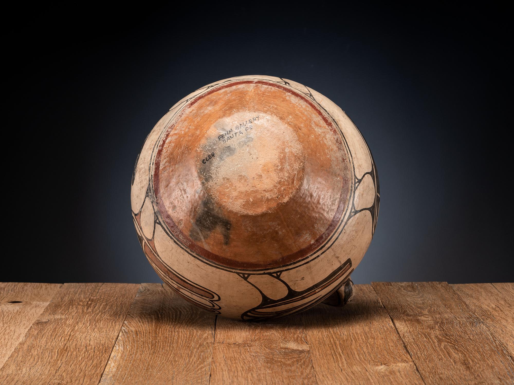 San Ildefonso Polychrome Pottery Jar