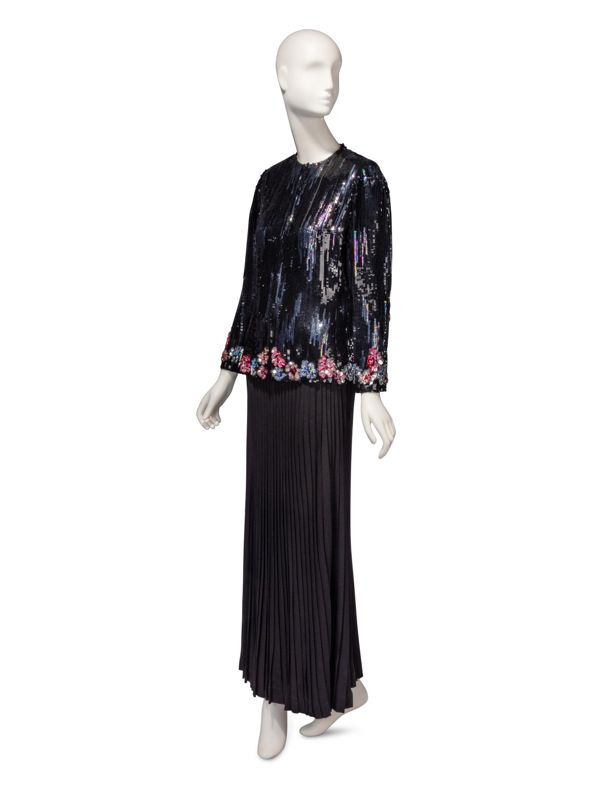 Guy Laroche Haute Couture, Evening Jacket & Skirt Ensemble