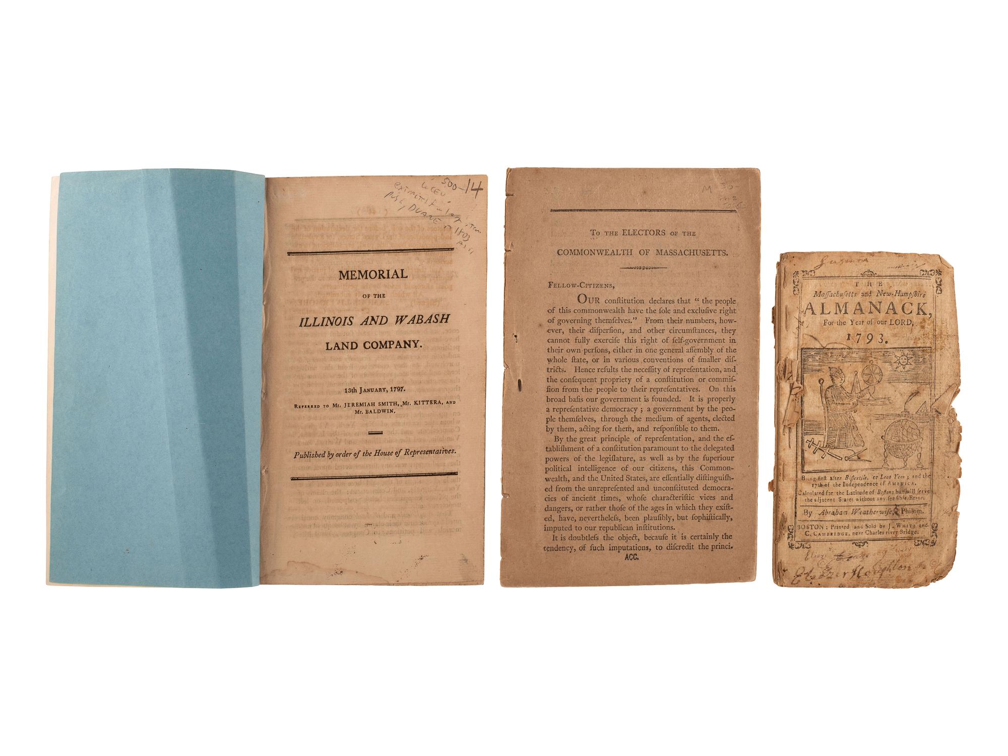 [COLONIAL IMPRINTS]. A group of 18th-century pamphlets, many regarding New England, comprising: