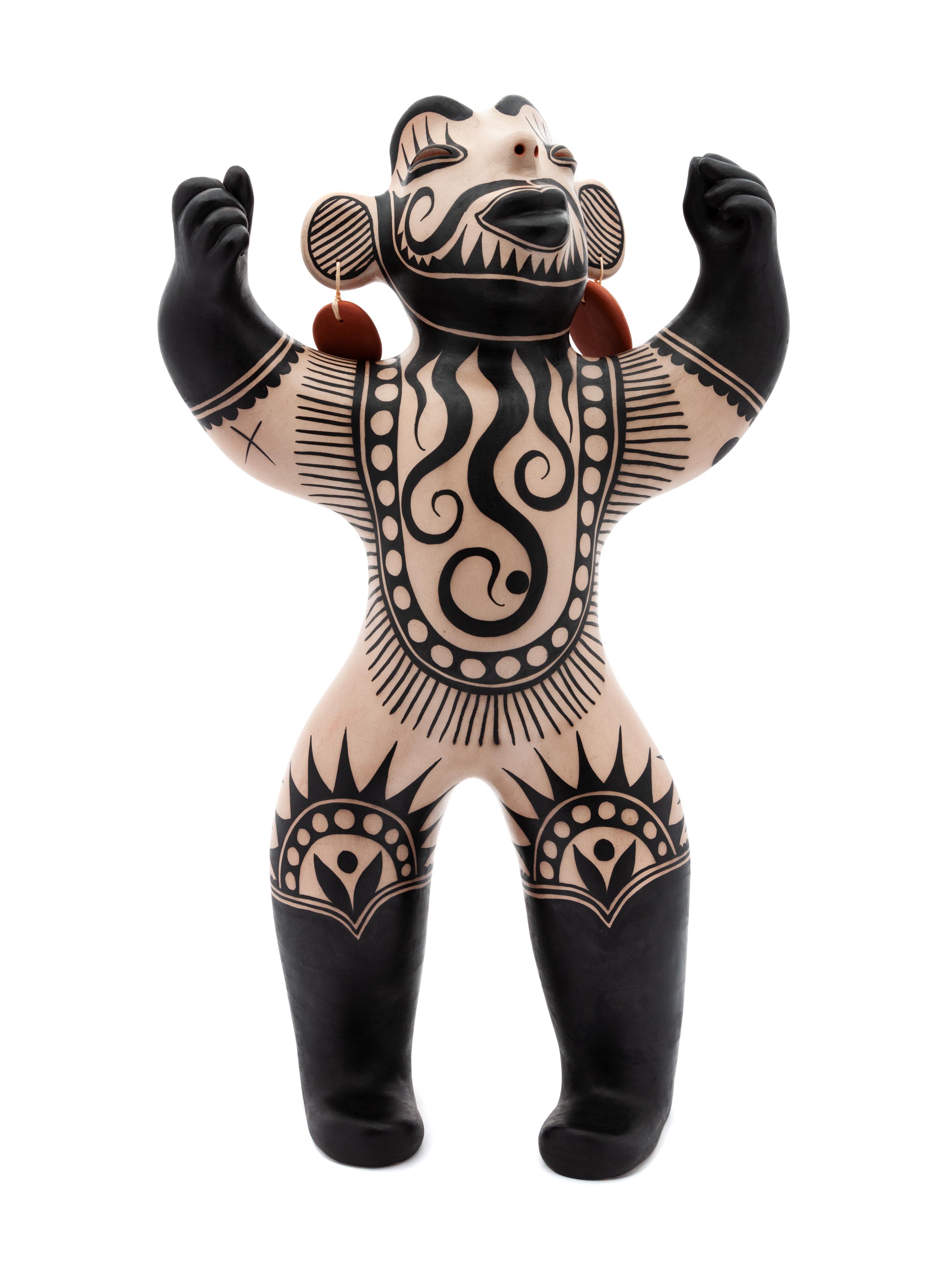 Untitled Pottery Mano Figure