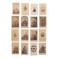 [Civil War] 31 Carte de Visites of Union generals, incl. McPherson, Sheridan, and Burnside
