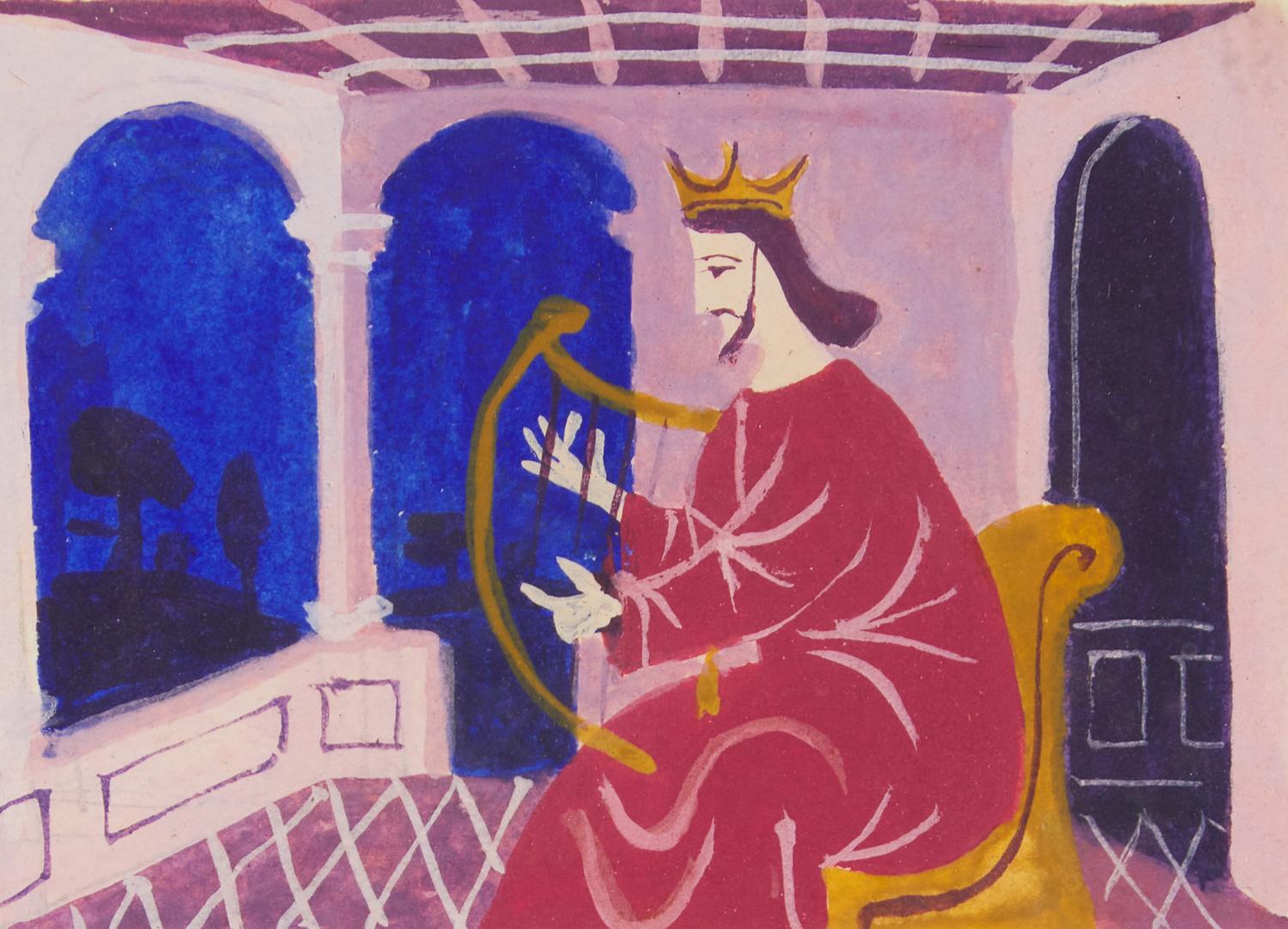 Le Roi David (Christmas Card) , 1983