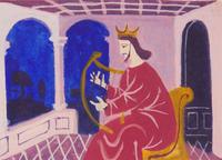 Le Roi David (Christmas Card) , 1983