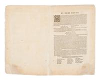 ORTELIUS, Abraham (1527-1598). Americae sive Novi Orbis, Nova Descriptio . [Antwerp, 1612?].