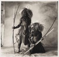 Irving Penn (American, 1917–2009) — Two Men with Grass Hair, New Guinea , 1970; printed 1983