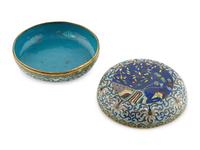A Chinese Cloisonne Enamel Circular Covered Box
