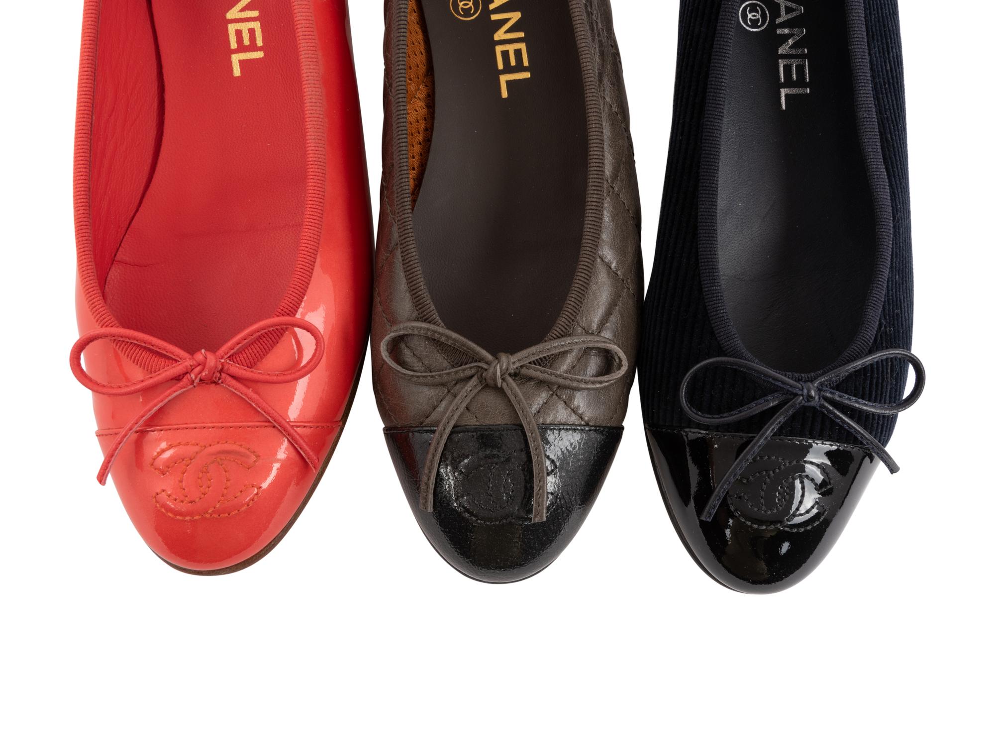 Three Pairs of Chanel Shoes