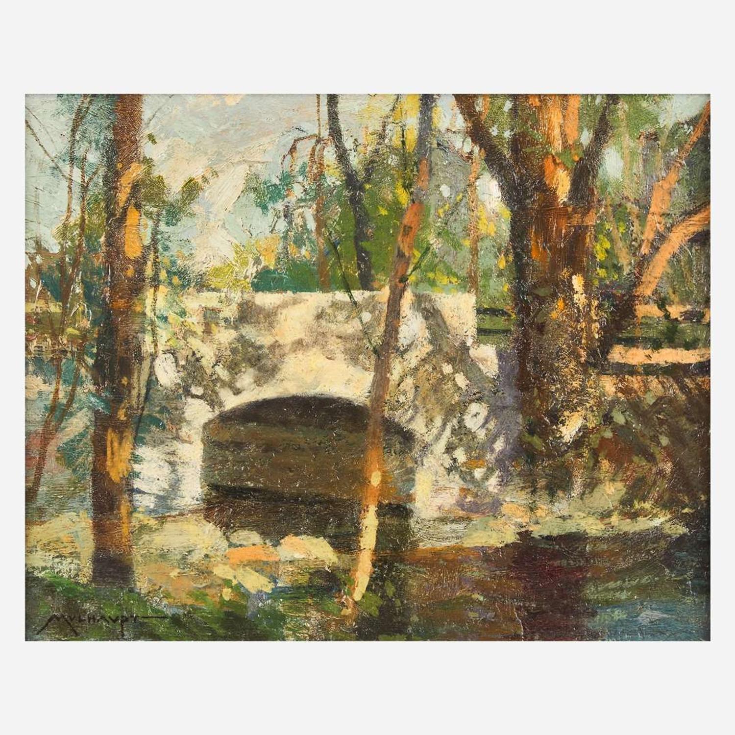 Frederick J. Mulhaupt (American, 1871-1938) Tranquil Stream