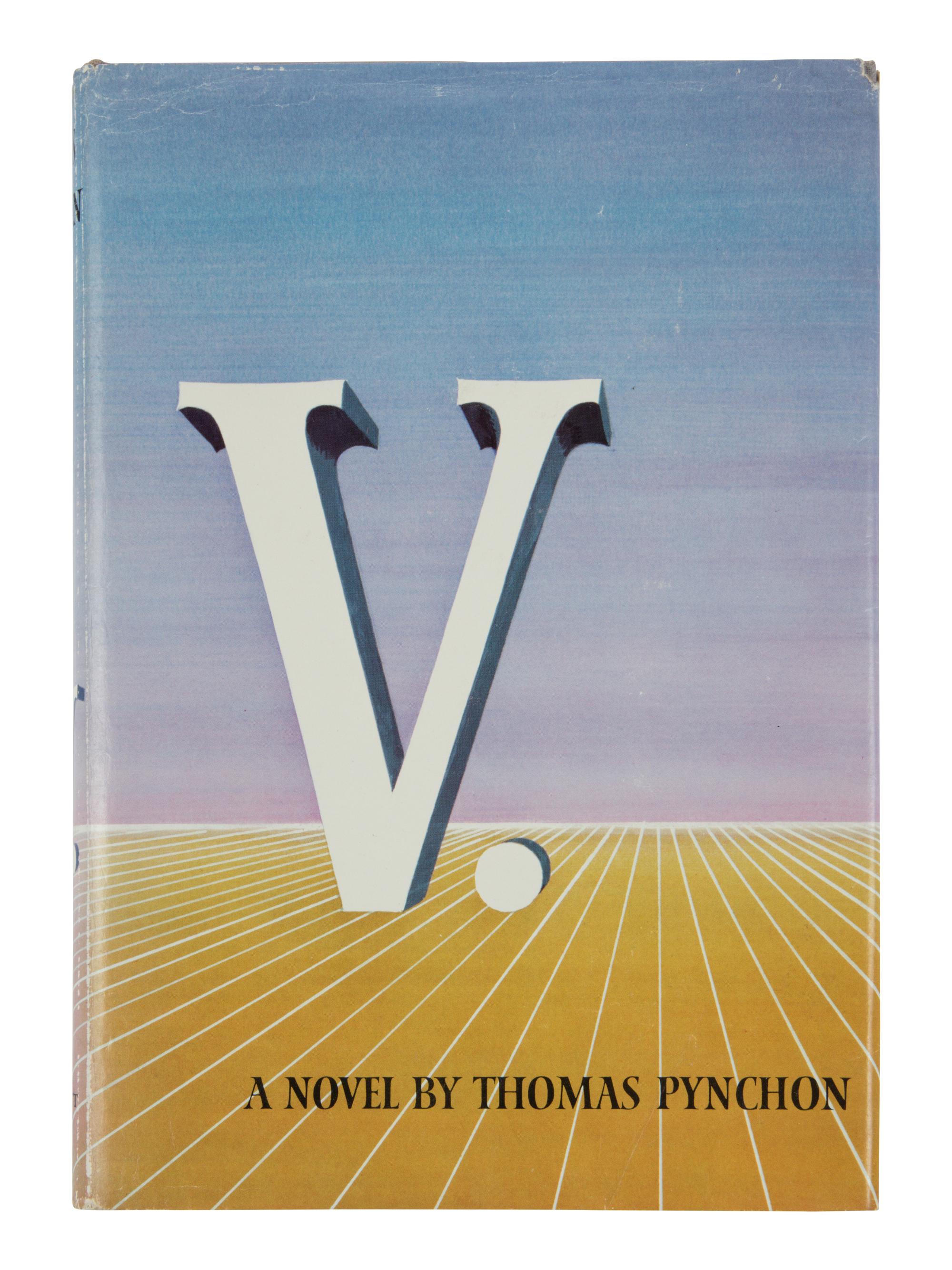 PYNCHON, Thomas (b. 1937). V . Philadelphia and New York: J. B. Lippincott, [1963].