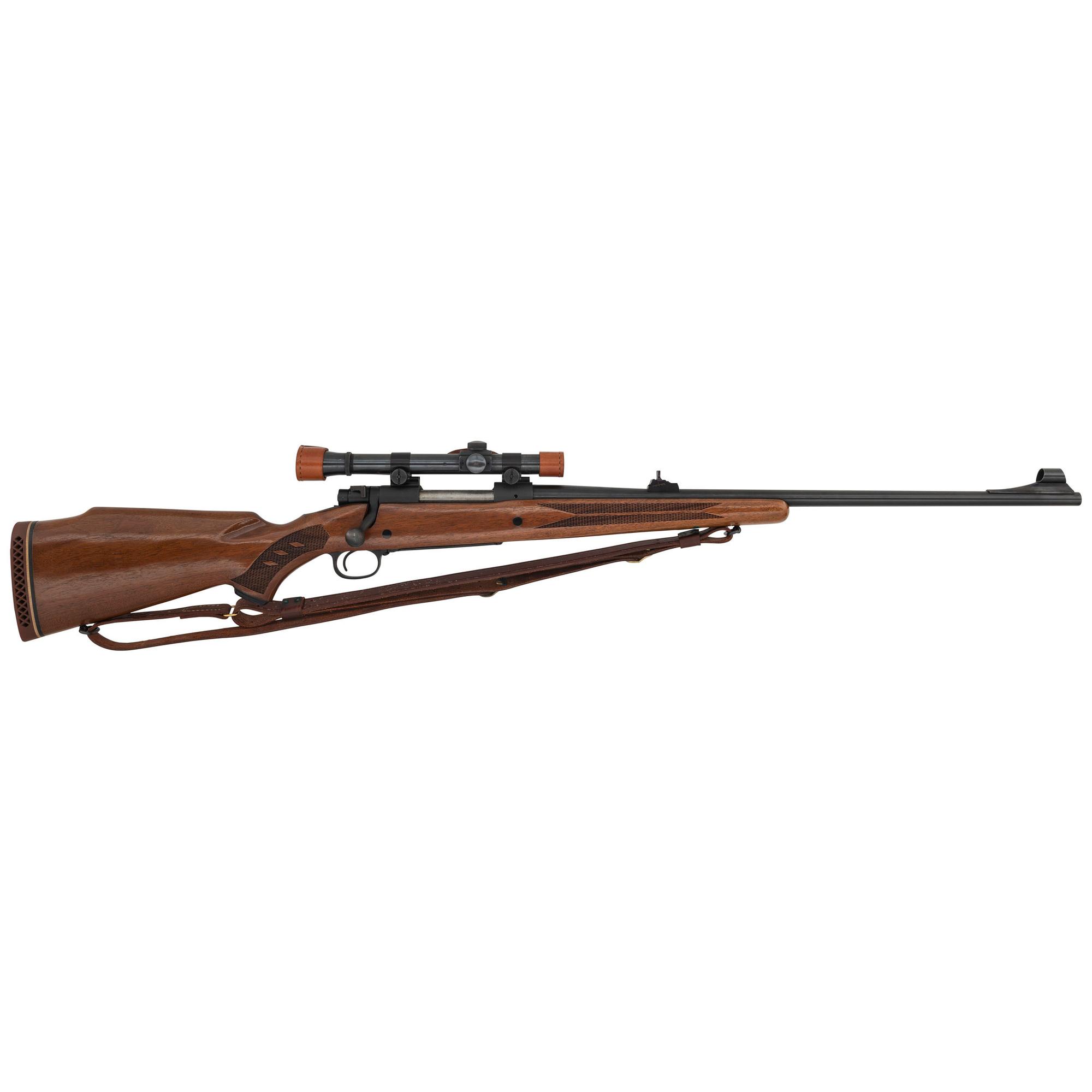 ** Winchester Model 70 with Lyman Alaskan Scope