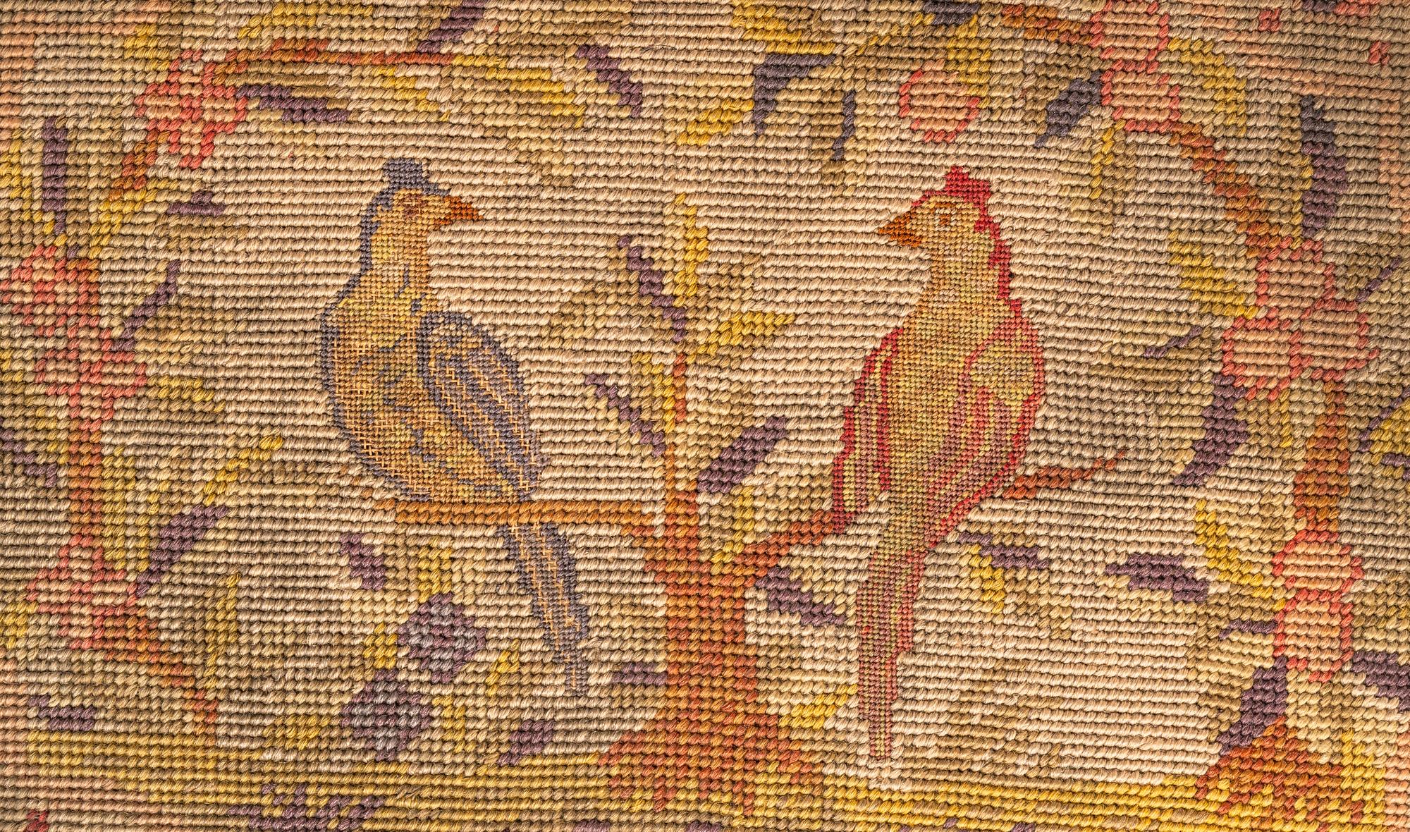 A Louis XV Style Needlepoint Upholstered Stool