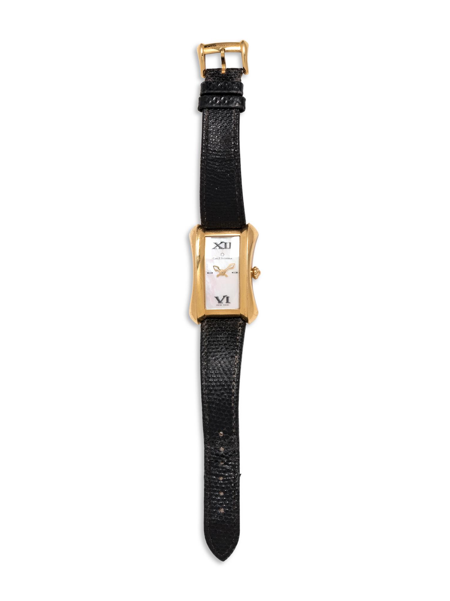CARL BUCHERER, 18K YELLOW GOLD 'ALACRIA' WRISTWATCH